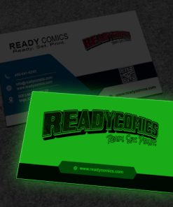Glow in the Dark Business Cards (Neon Yellow)