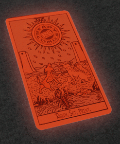 Glow in the Dark Tarot Cards (Neon Orange)