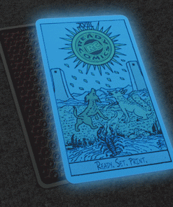 Glow in the Dark Tarot Cards (Blue)