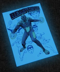 Glow in the Dark Trading Cards (Neon Blue)