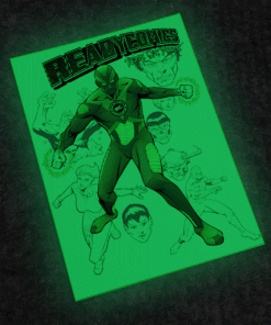 Glow in the Dark Trading Cards (Green)