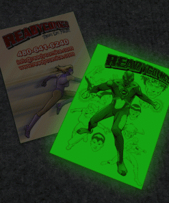 Glow in the Dark Trading Cards (Neon Yellow)